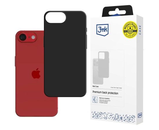 Case 3mk Matt Case Apple iPhone 16e black
