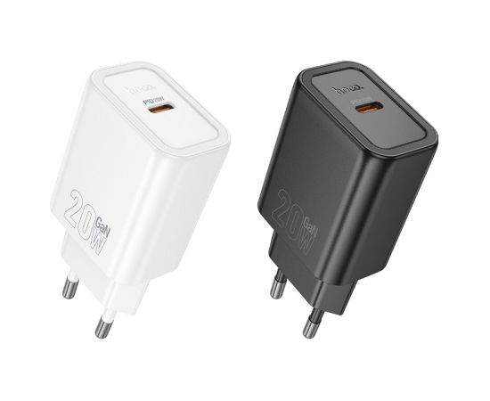 Сетевая зарядка Hoco N60 20W GaN USB-C черная