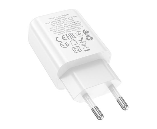 Сетевая зарядка Hoco N60 20W GaN USB-C белая