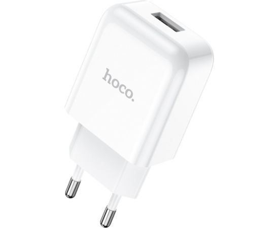 Сетевая зарядка Hoco N2 10W USB-A белая