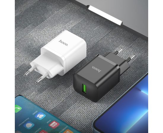 Charger Hoco N26 18W USB-A black
