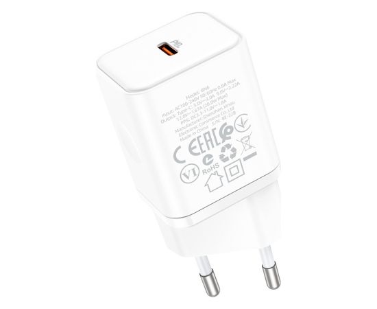 Сетевая зарядка Borofone BN6 20W USB-C белая