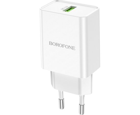 Сетевая зарядка Borofone BN5 18W USB-A белая