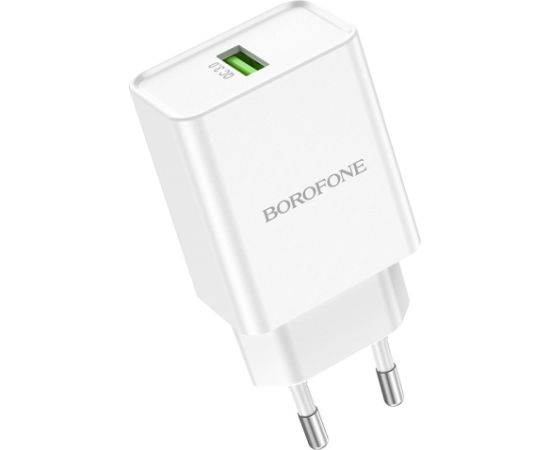 Сетевая зарядка Borofone BN5 18W USB-A белая