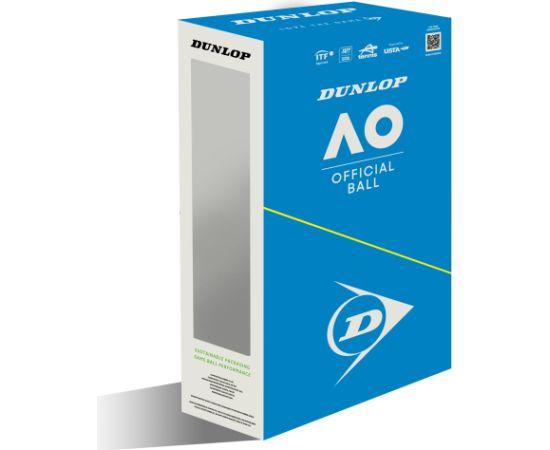 Tennis balls DUNLOP AUSTRALIAN OPEN GrandSlam 2x4-tube ITF