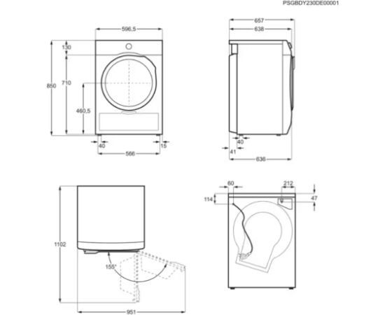 AEG TR9586CE Veļas žāvētājs siltumsūknis 9000.sērija AbsoluteCare® Plus 8kg