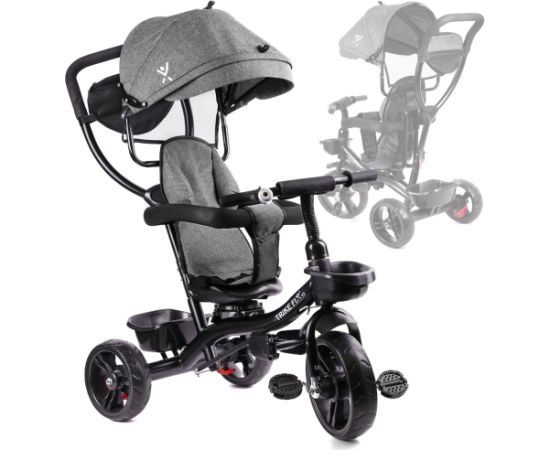 Trike Fix Lite 2in1 Коляскa и трехколесные велосипед Cерый