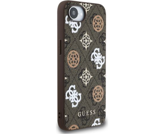 Guess PU 4G Peony MagSafe Case Aizsargapvalks priekš Apple iPhone 16e