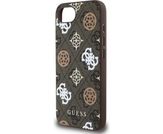 Guess PU 4G Peony MagSafe Case Aizsargapvalks priekš Apple iPhone 16e