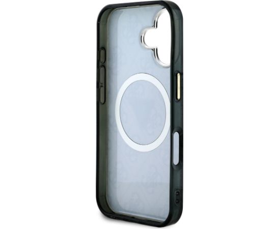 Guess IML 4G Glitter and Triangle Logo MagSafe Aizsargapvalks priekš Apple iPhone 16