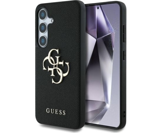 Guess Grained Big 4G Logo Small Classic Logo Защитный чехол для Samsung Galaxy S25 Ultra