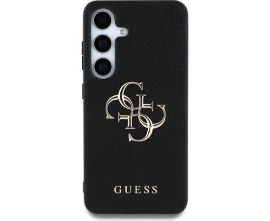 Guess Grained Big 4G Logo Small Classic Logo Защитный чехол для Samsung Galaxy S25 Ultra