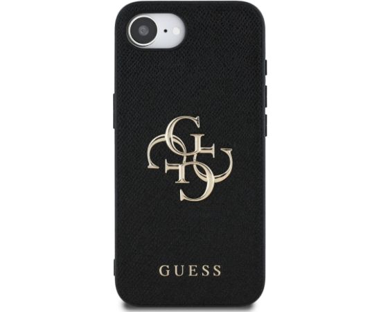 Guess PU Grained 4G Metal Logo Case Чехол для Apple iPhone 16e