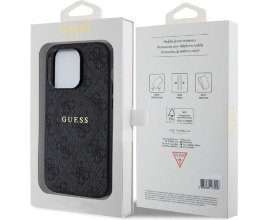 Guess PU Leather 4G Colored Ring MagSafe Case Чехол для Apple iPhone 16e