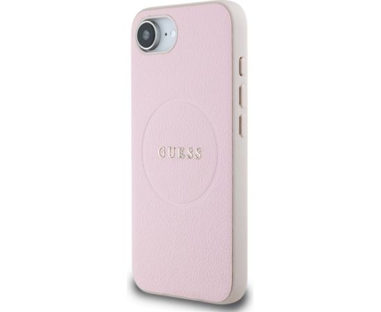 Guess PU Grained Classic Logo MagSafe Case Aizsargapvalks priekš Apple iPhone 16e