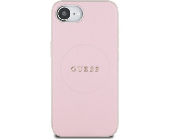Guess PU Grained Classic Logo MagSafe Case Aizsargapvalks priekš Apple iPhone 16e
