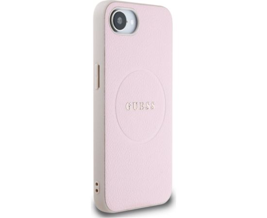 Guess PU Grained Classic Logo MagSafe Case Aizsargapvalks priekš Apple iPhone 16e
