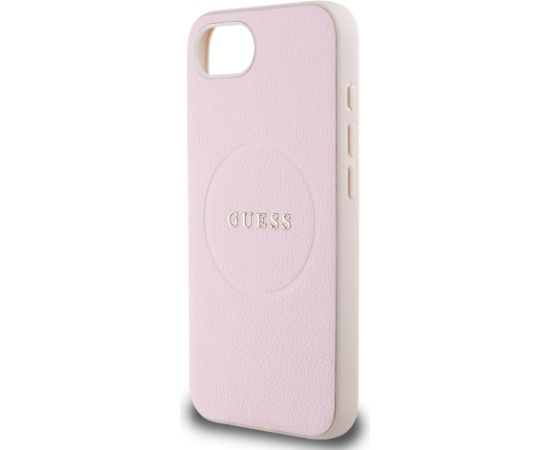 Guess PU Grained Classic Logo MagSafe Case Aizsargapvalks priekš Apple iPhone 16e