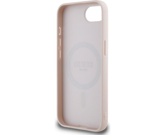 Guess PU Grained Classic Logo MagSafe Case Aizsargapvalks priekš Apple iPhone 16e