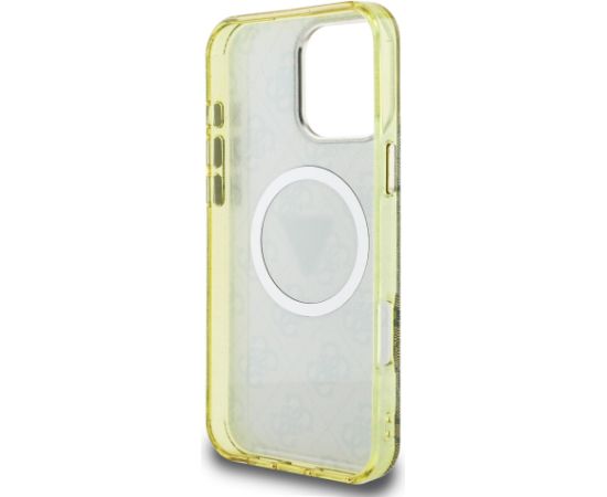 Guess IML 4G Glitter and Triangle Logo MagSafe Защитный чехол для Apple iPhone 16 Pro