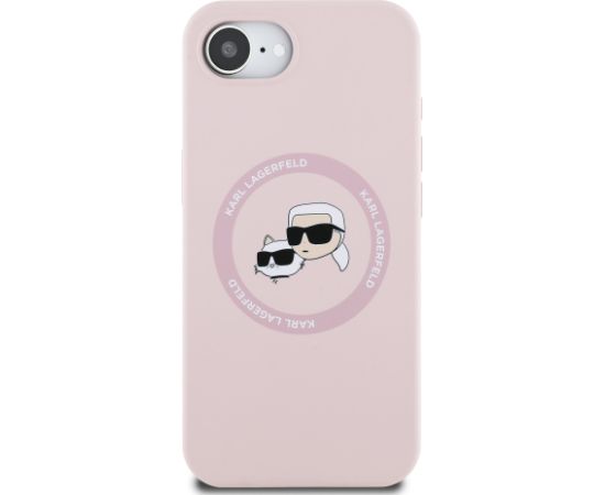 Karl Lagerfeld Liquid Silicone K&CH Heads MagSafe Case Чехол для Apple iPhone 16e