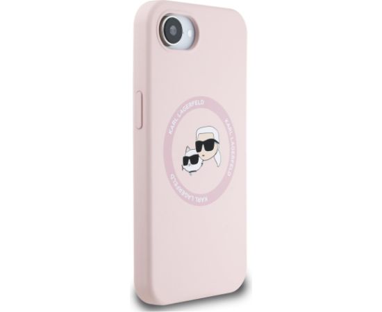 Karl Lagerfeld Liquid Silicone K&CH Heads MagSafe Case Чехол для Apple iPhone 16e