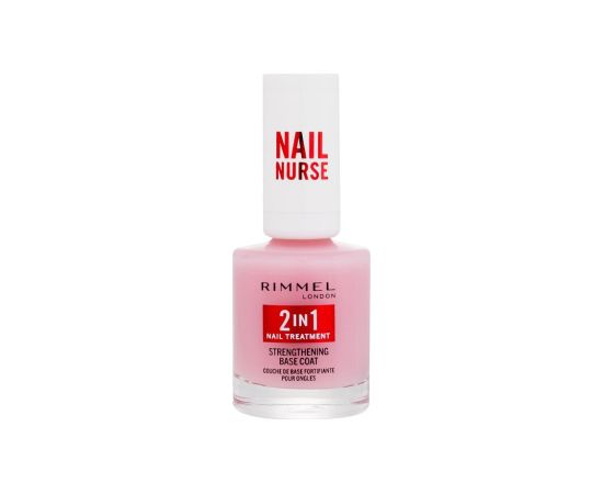 Rimmel London Nail Nurse / 2in1 Strenghtening Base Coat 12ml W / Nail Polish