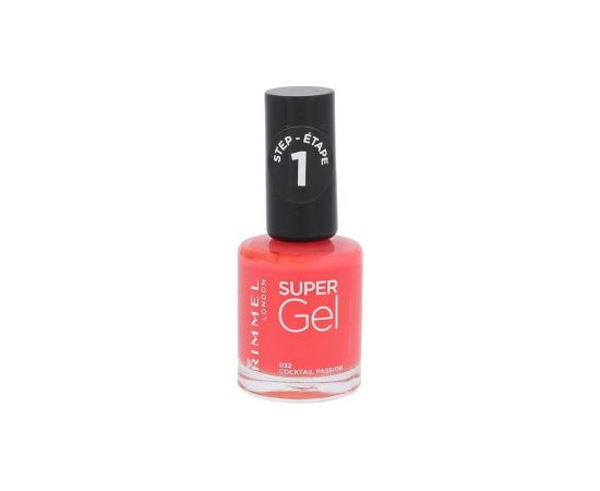 Rimmel London Super Gel / STEP1 12ml W / Nail Polish