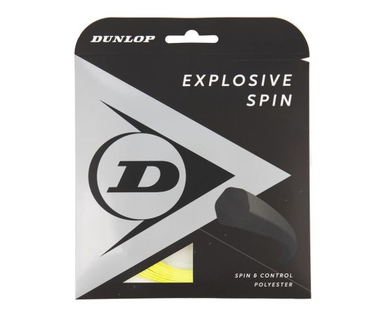 Tennis string DUNLOP Explosive Spin 1.25mm 17g 12m Monofilament Hexagonal Yellow