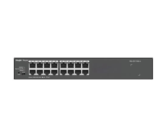 Ruijie RG-ES116G-L ~ Gigabit tīkla komutators 16GE(TCP/IP)