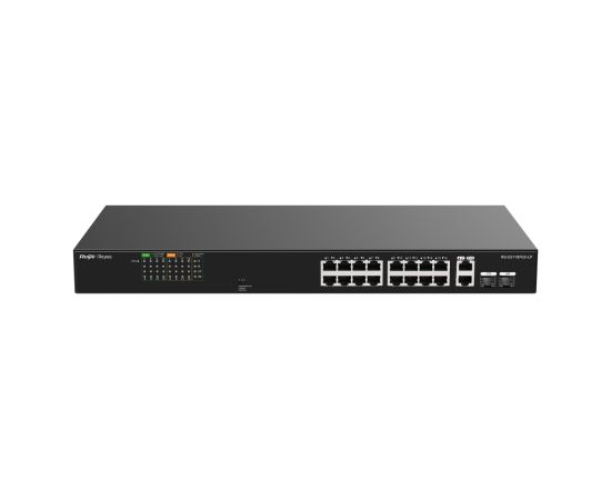 Ruijie RG-ES118FGS-LP ~ PoE Komutators 16FE(PoE)+2GE(Uplink)(PoE 120W)