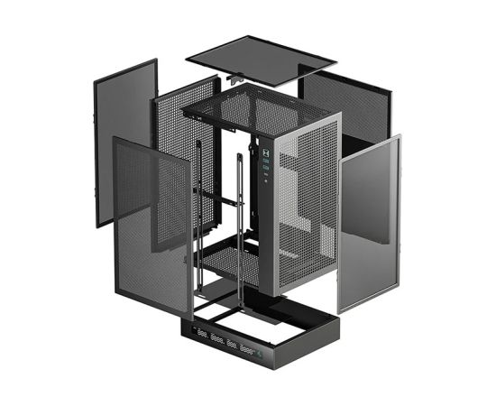 DeepCool R-CH170-BKNPI0D-G-1 computer case Tower Black