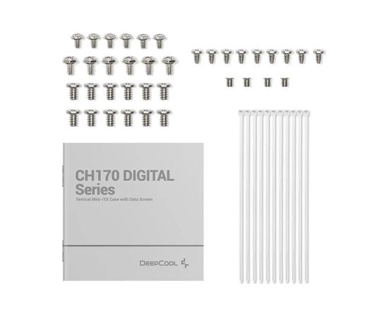 DeepCool R-CH170-WHNPI0D-G-1 computer case Tower White