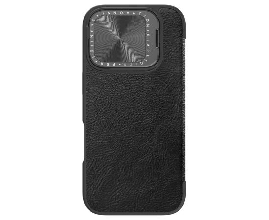 Etui Nillkin Qin Prop Leather iPhone 16 Pro (czarny)