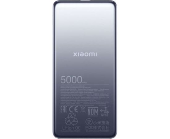 Xiaomi Power Bank Ultra Slim 5000 mAh 20W Fast Charge