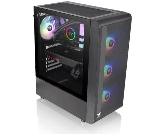 Thermaltake S200 TG ARGB, tower housing (black, tempered glass)