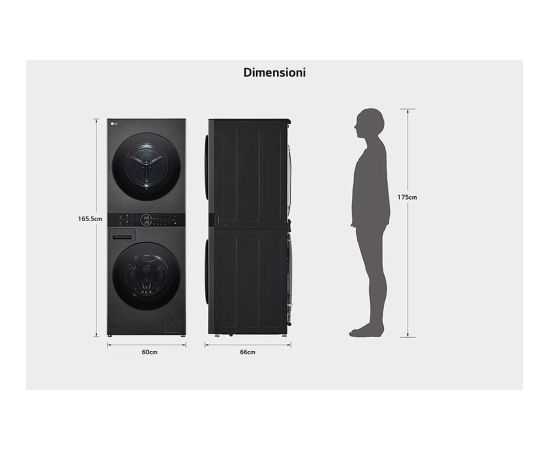 LG WT1210BBF veļas mašīna ar žāvētāju 12/10kg 1400rpm