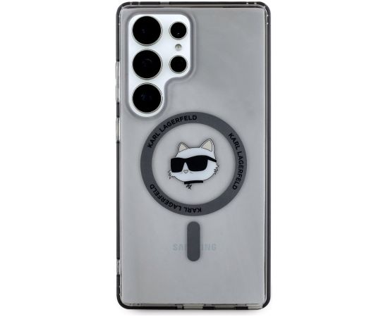 Karl Lagerfeld Button Choupette Head Printed Logo MagSafe Aizsargapvalks Priekš Samsung Galaxy S25 Ultra