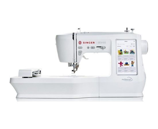 SINGER Sewing machine embroidery machine SE 9185 WiFi Electric current White