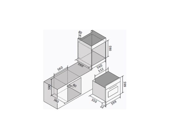 Elica VIRTUS MULTI 60 TFT BL