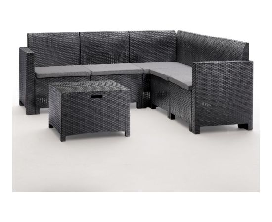 Bica Комплект садовой мебели Set Nebraska Corner серый