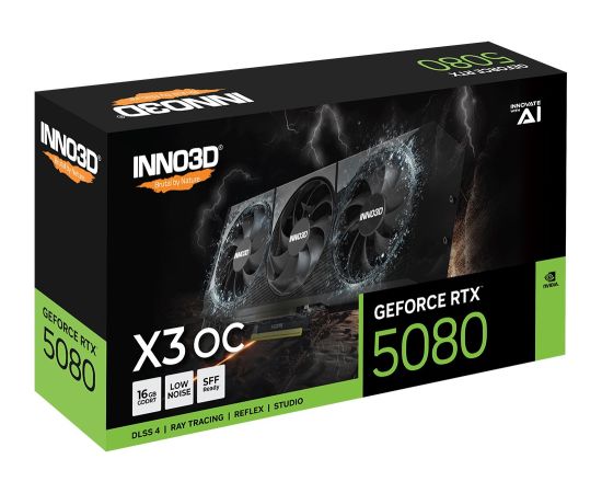 Inno3D GeForce RTX 5080 X3 OS NVIDIA 16 GB GDDR7