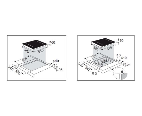 Induction hob De Dietrich DPI4230X