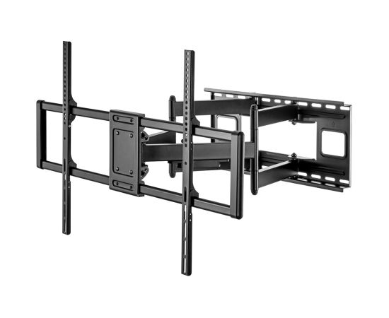 Maclean MC-482 TV Wall Mount Bracket for 60-120" Flat & Curved TVs up to 120kg Max. VESA 900x600 Swivel, Tilt and Rotate, Universal TV Mount TV Bracket