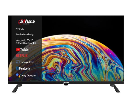 TV Set DAHUA 24" Smart/HD 1366x768 Android TV Black