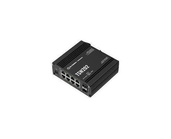 Switch TELTONIKA TSW202 Type L2 2xSFP 8xRJ45 PoE+ ports 8 240 Watts TSW202