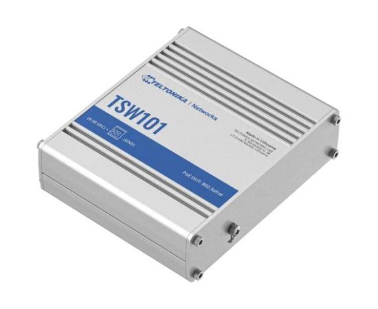 Switch TELTONIKA TSW101 5xRJ45 PoE ports 4 60 Watts TSW101