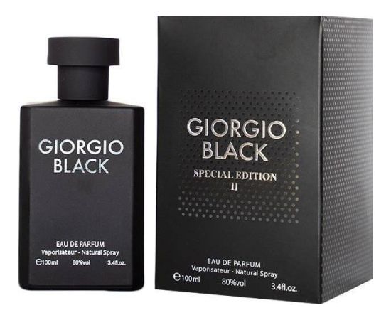 Giorgio Beverly Hills Black Special Edition II For Man EDP 100 ml
