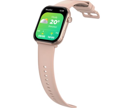 Blackview R60, 1.96-inch Amoled 410x502, 800mAh Battery, 24-hour SpO2 Detection + Heart Rate Monitoring, Calls and SMS notification, Compass, IP68, Pink