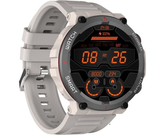 Blackview W50 Black, 1.39-inch HD LCD 360x360, 370mAh Battery, 24-hour SpO2 Detection + Heart Rate Monitoring, Calls and SMS notification, Khaki